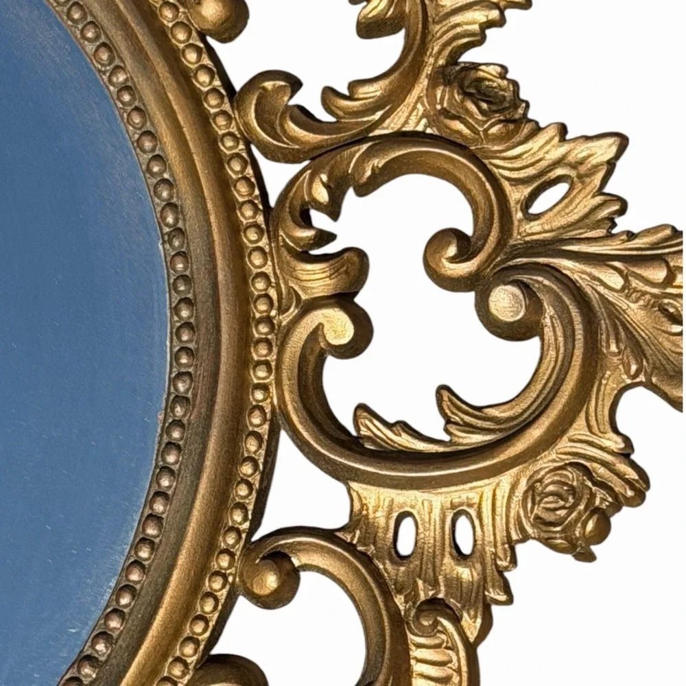 VTG Burwood Hollywood Regency Ornate Wall Mirror 32